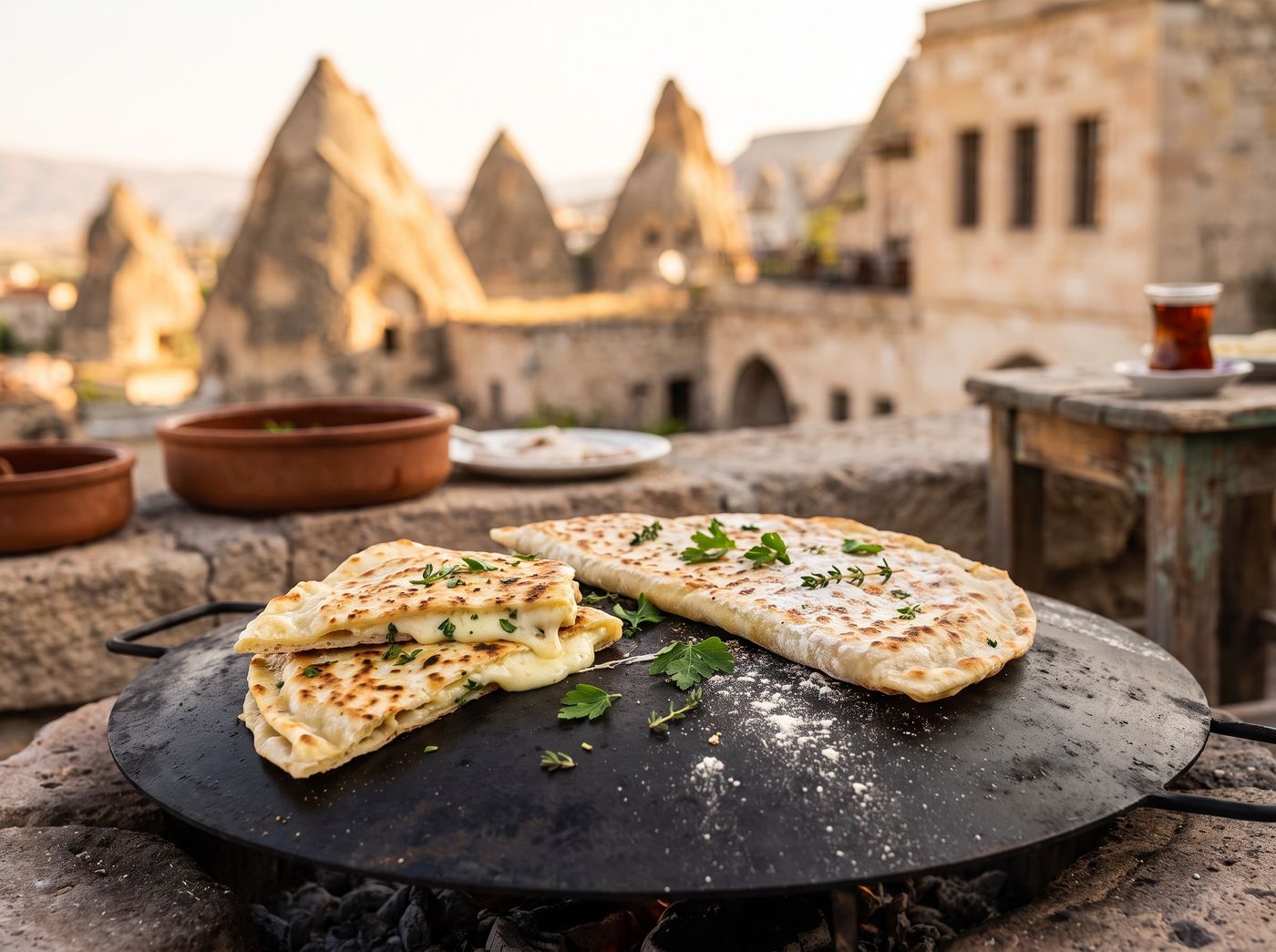 Gözleme - Turkish street food