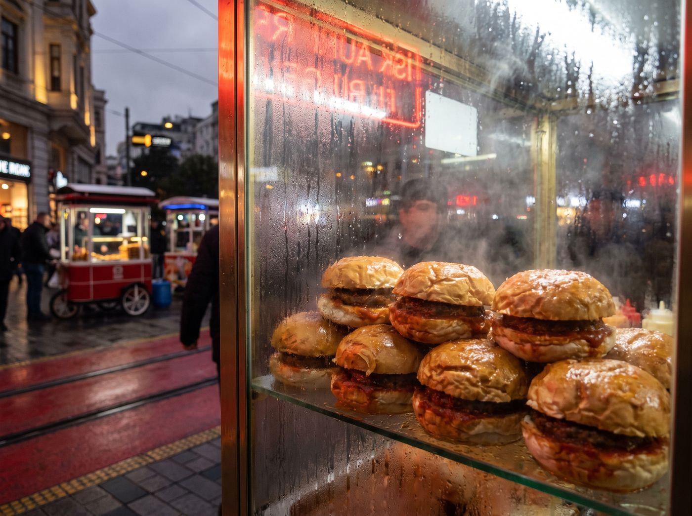 Islak Hamburger - Turkish street food